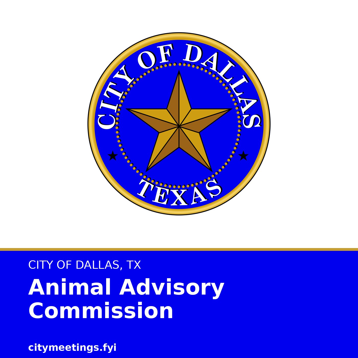 Dallas: Animal Advisory Commission cover