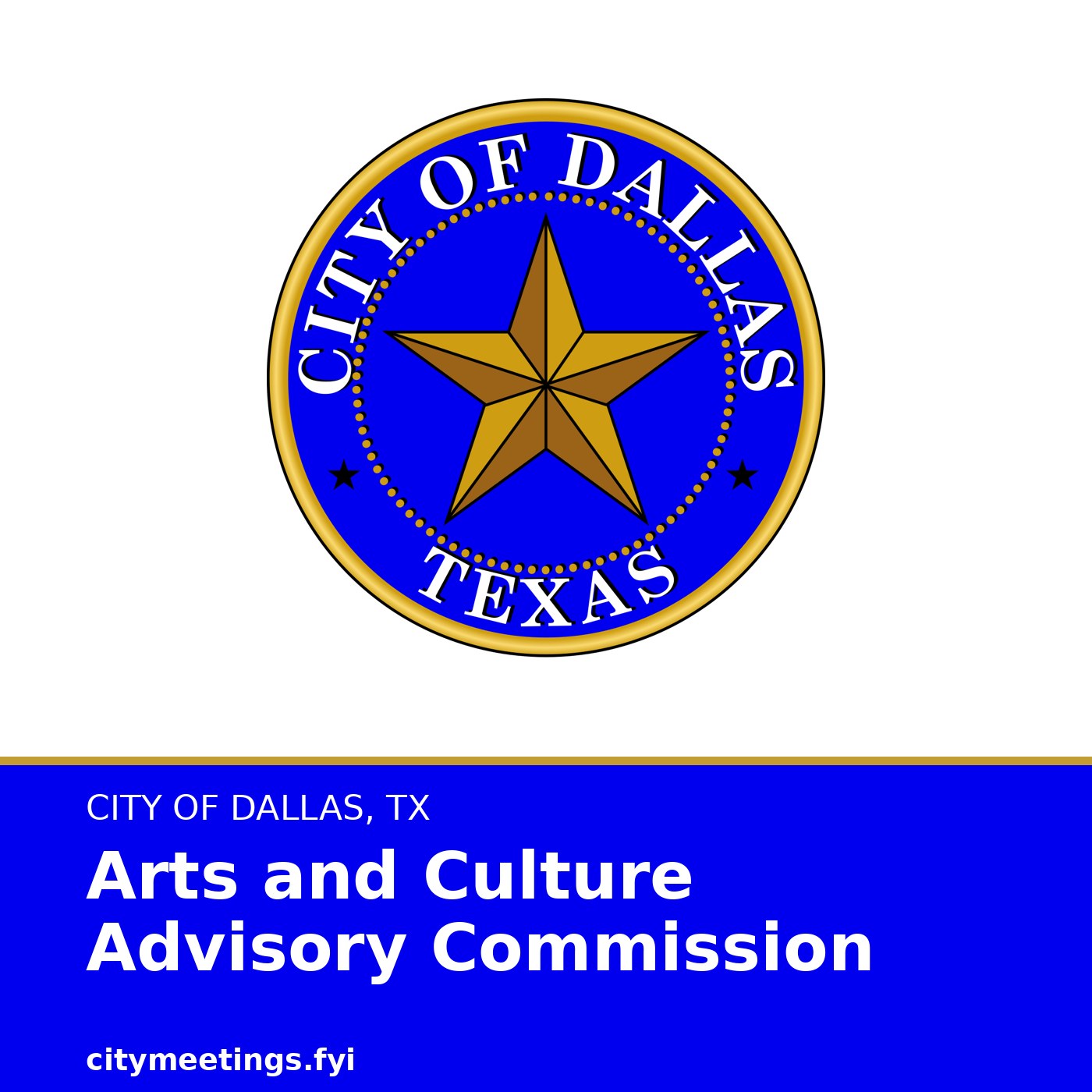 Dallas: Arts and Culture Advisory Commission cover