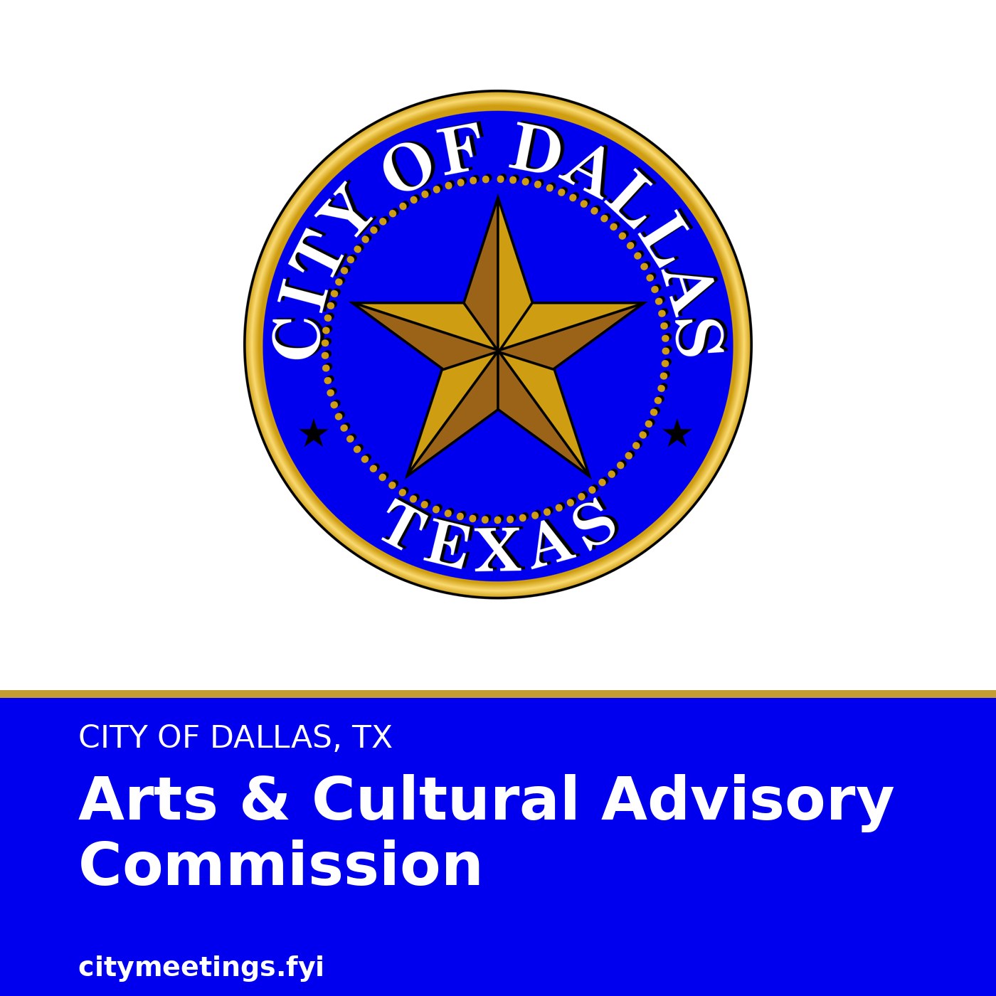 Dallas: Arts & Cultural Advisory Commission cover