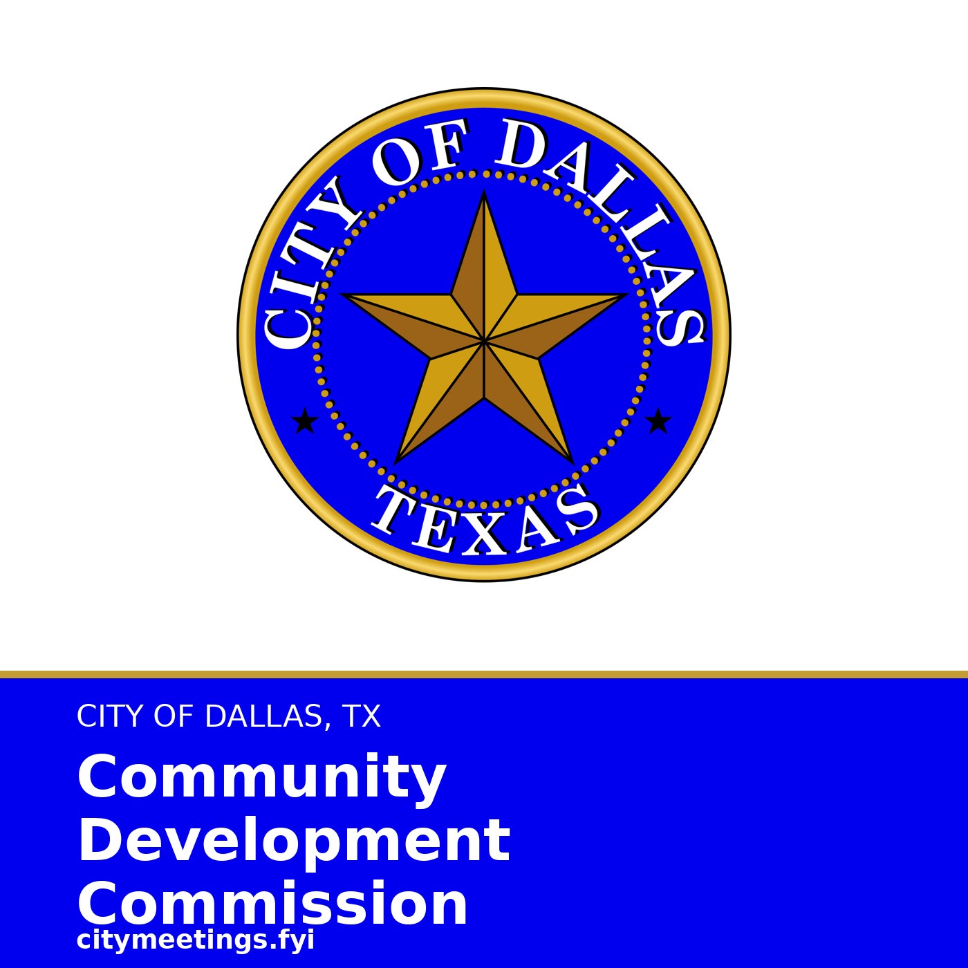 Dallas: Community Development Commission cover