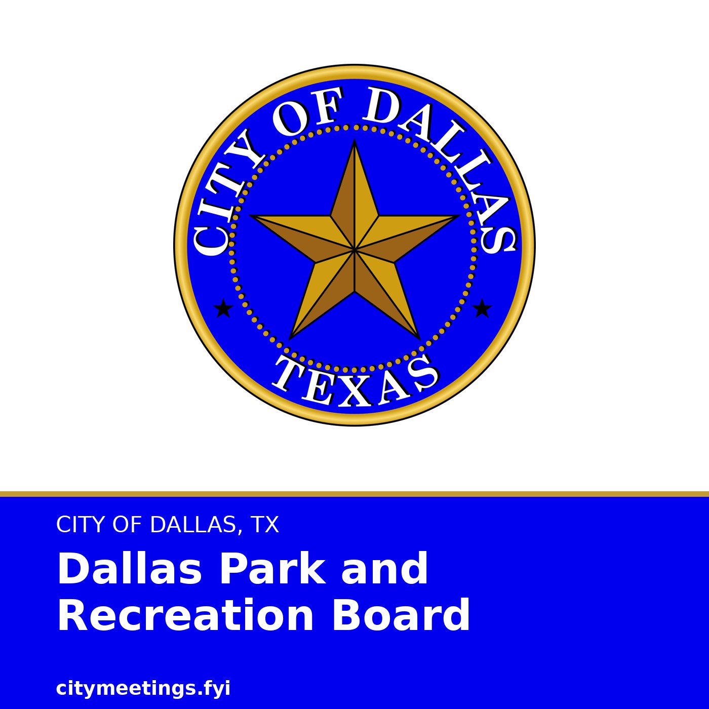 Dallas: Dallas Park and Recreation Board cover