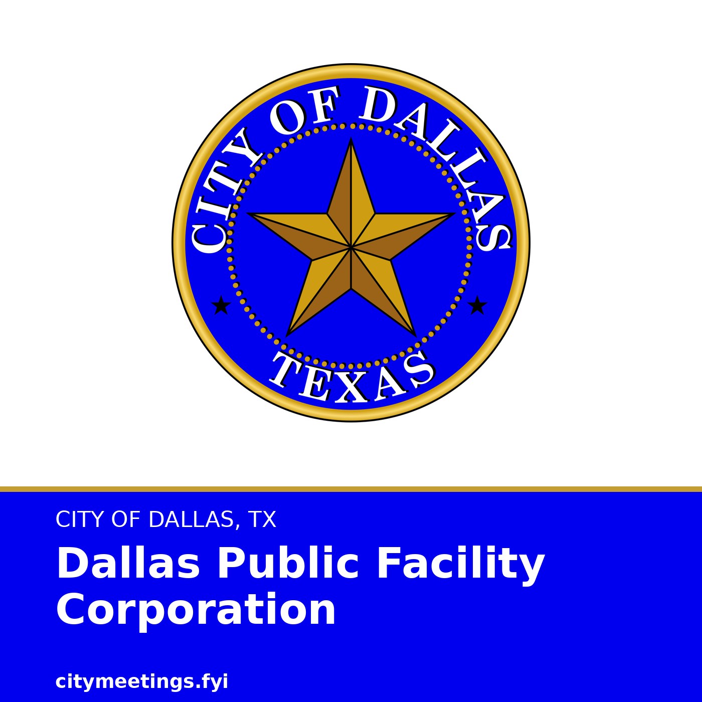 Dallas: Dallas Public Facility Corporation cover