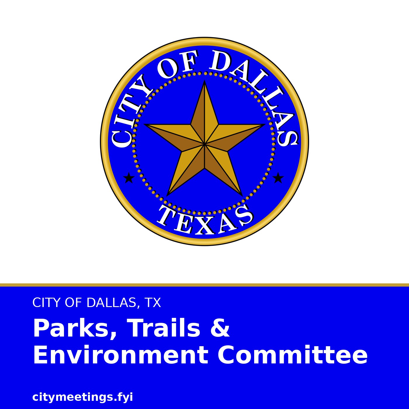 Dallas: Parks, Trails & Environment Committee cover