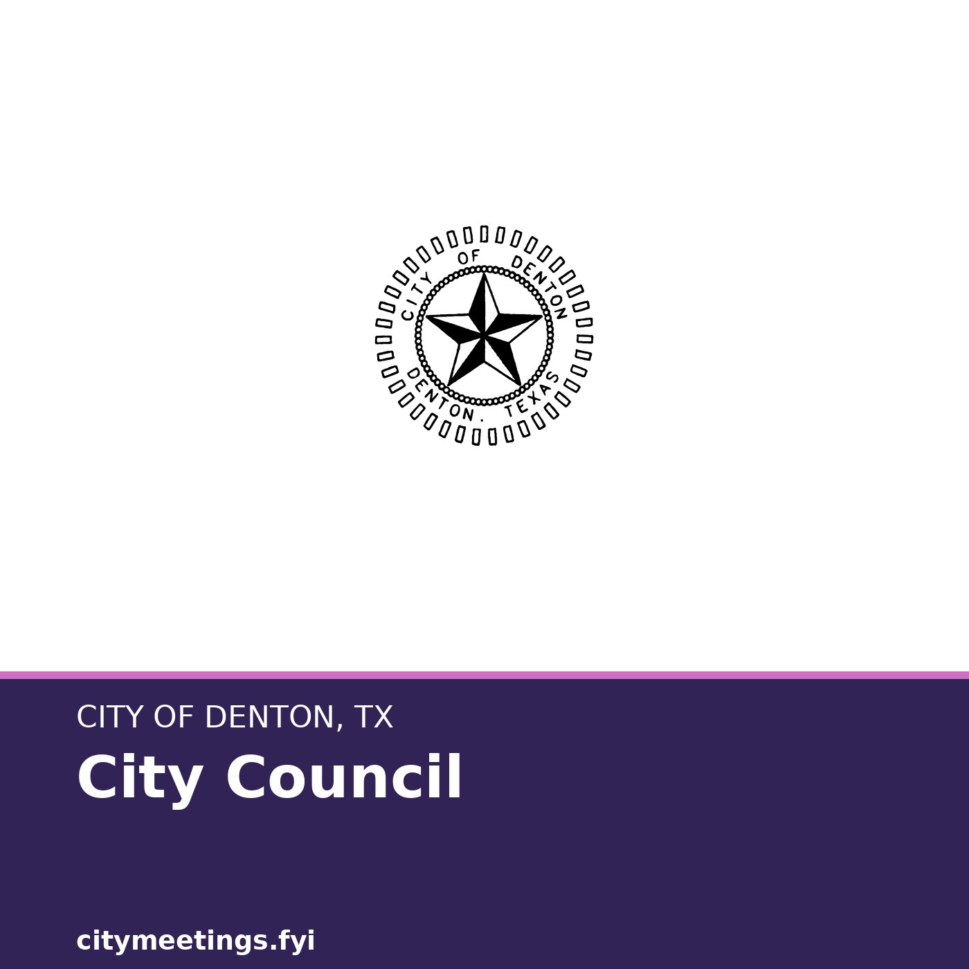 Denton: City Council cover