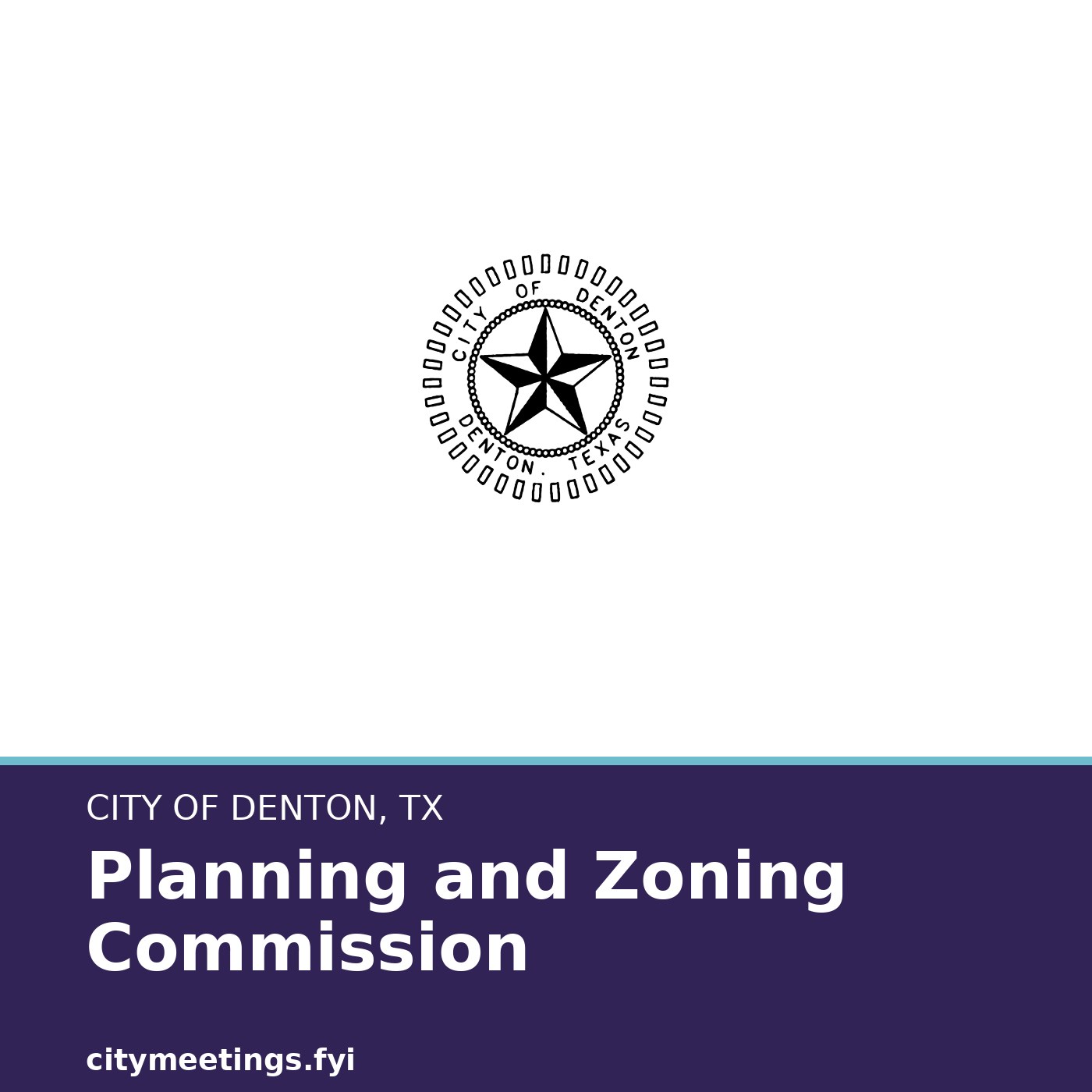 Denton: Planning and Zoning Commission cover