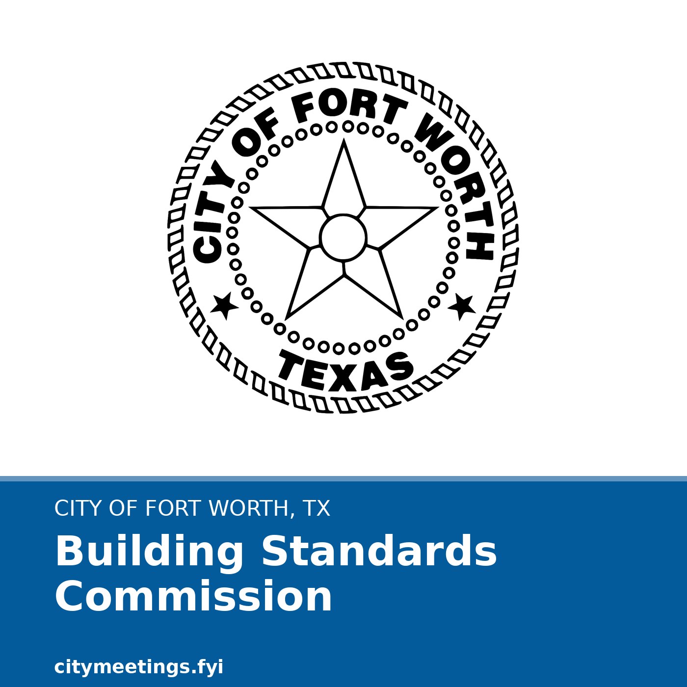 Fort Worth: Building Standards Commission cover