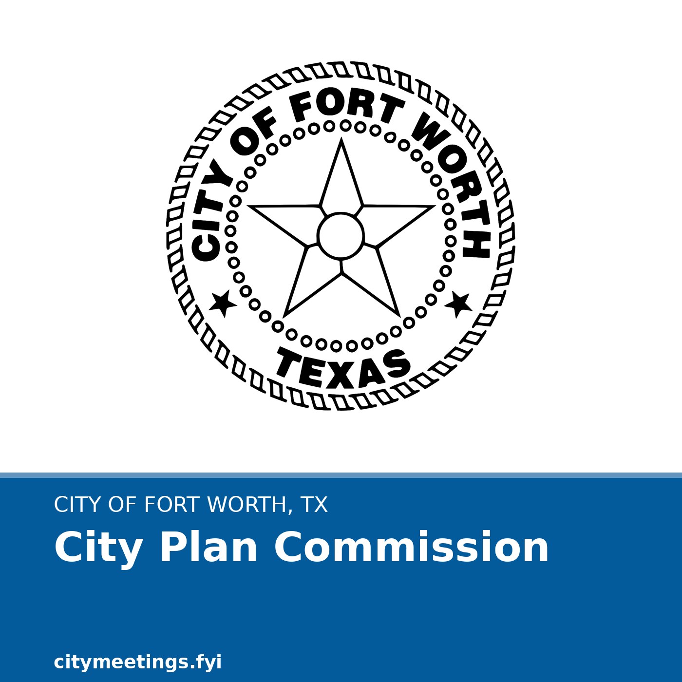 Fort Worth: City Plan Commission cover
