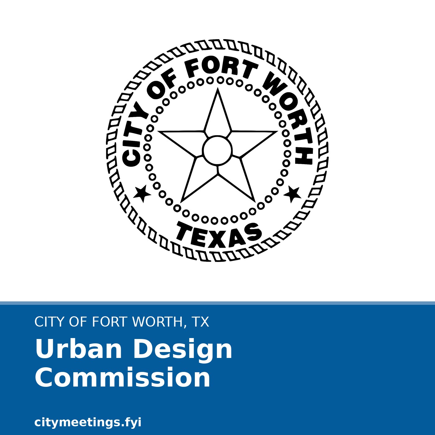 Fort Worth: Urban Design Commission cover