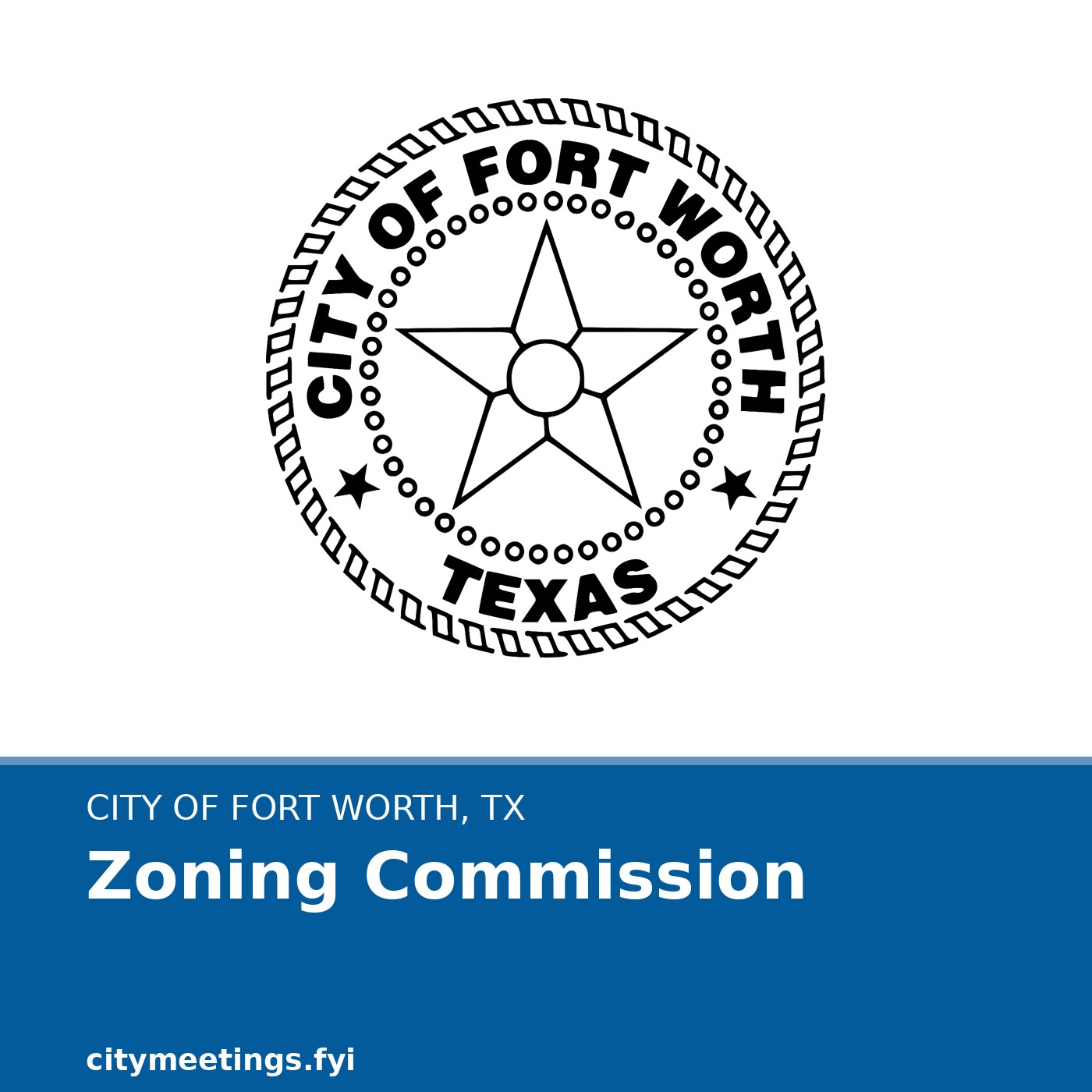 Fort Worth: ZONING COMMISSION cover